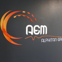 Logo découpé en plexiglas